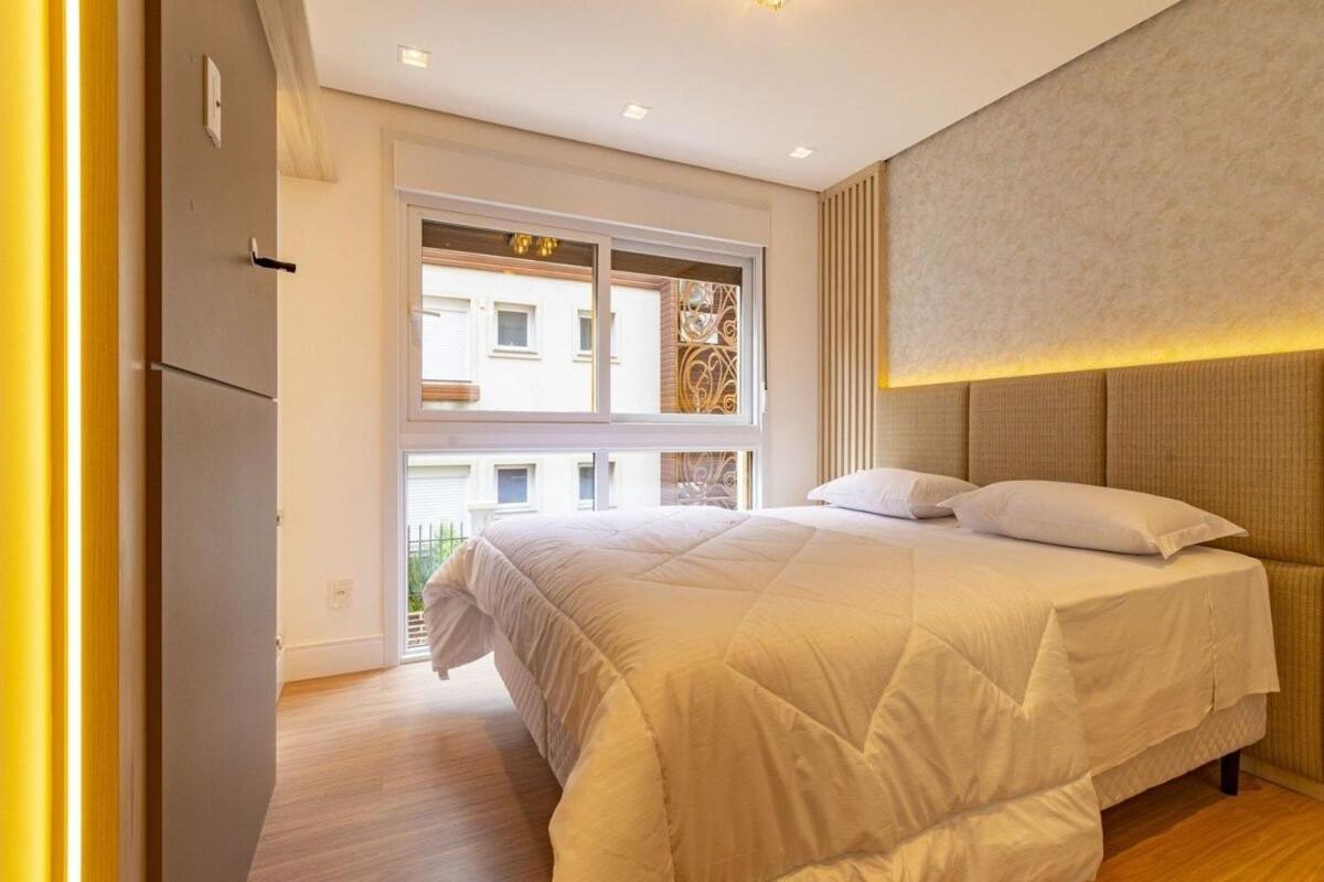 Rosa Edificio Bellagio Canela Com Infraestrutura Completa 아파트 외부 사진