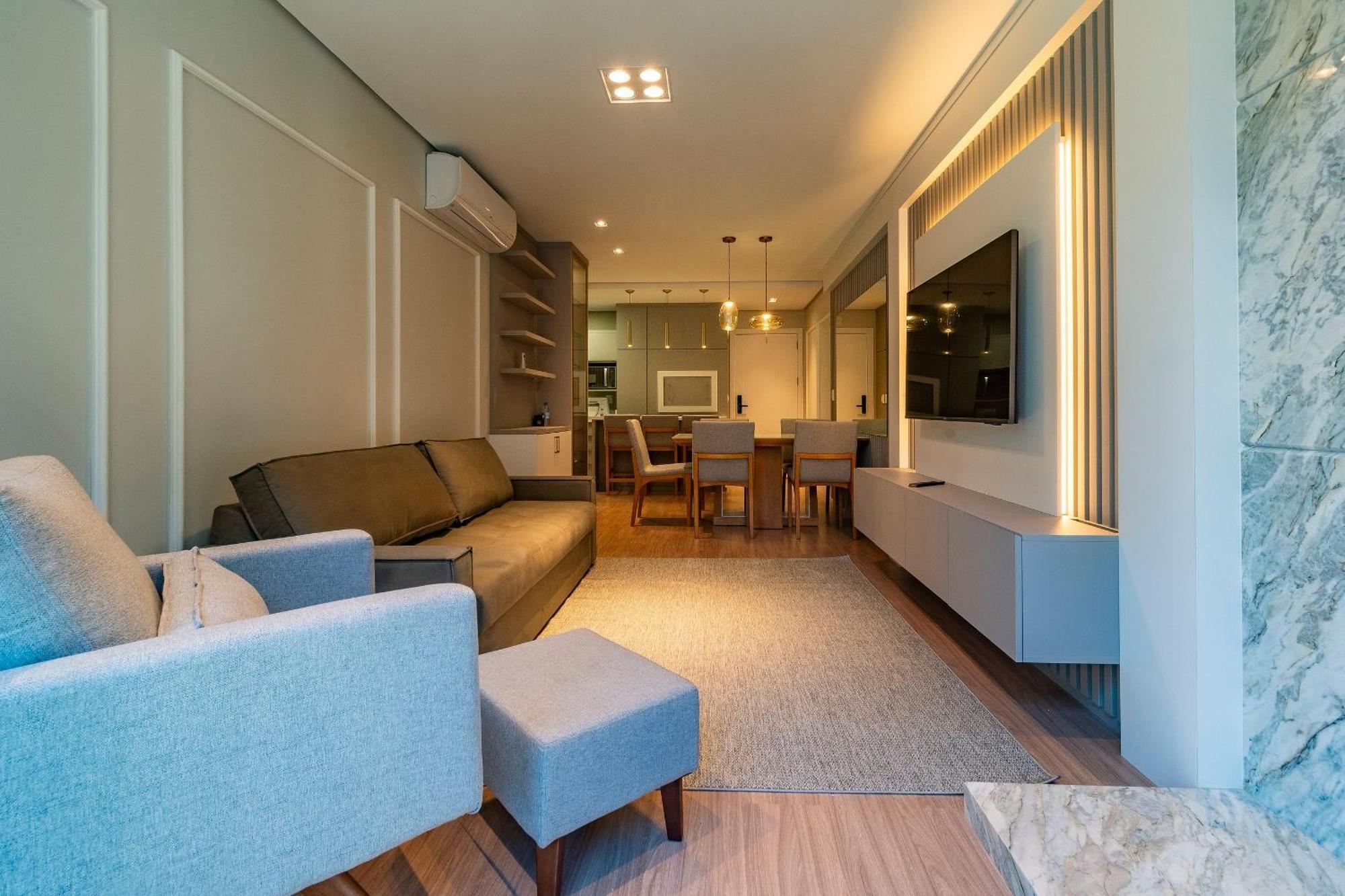 Rosa Edificio Bellagio Canela Com Infraestrutura Completa 아파트 외부 사진