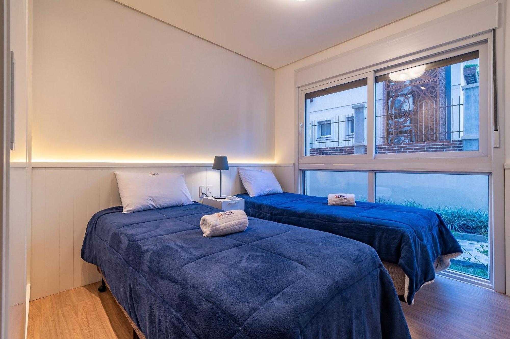Rosa Edificio Bellagio Canela Com Infraestrutura Completa 아파트 외부 사진